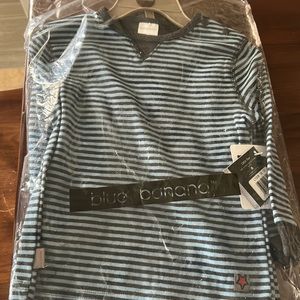 Infant pajamas. Size 18m. Blue striped, long sleeves and long pants.